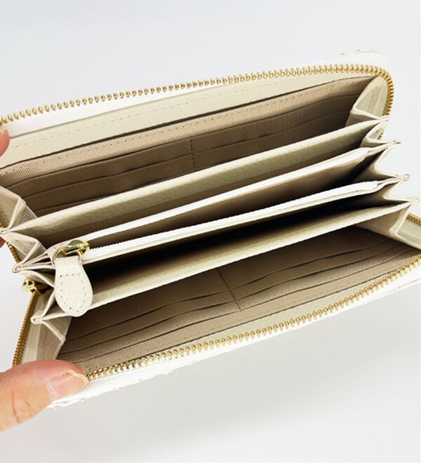 「白蛇開運ラウンド長財布（メンズ財布・パスケース）」｜詳細画像