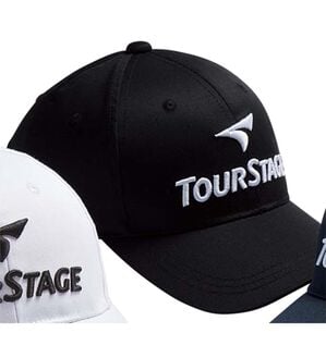 「＜ツアーステージ＞洗える！３Ｄ刺しゅうキャップ（メンズ帽子）」｜ブラック