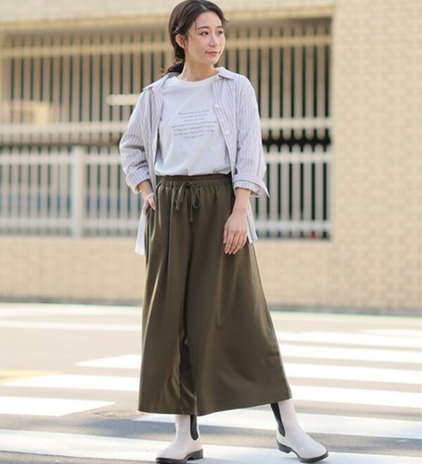 A HAPPY MARILYN（アハッピーマリリン）の「【Ｌ～８Ｌ】選べる身長別　ゆるっと楽ちん ワイドパンツ（ワイドパンツ・ガウチョ）」｜詳細画像