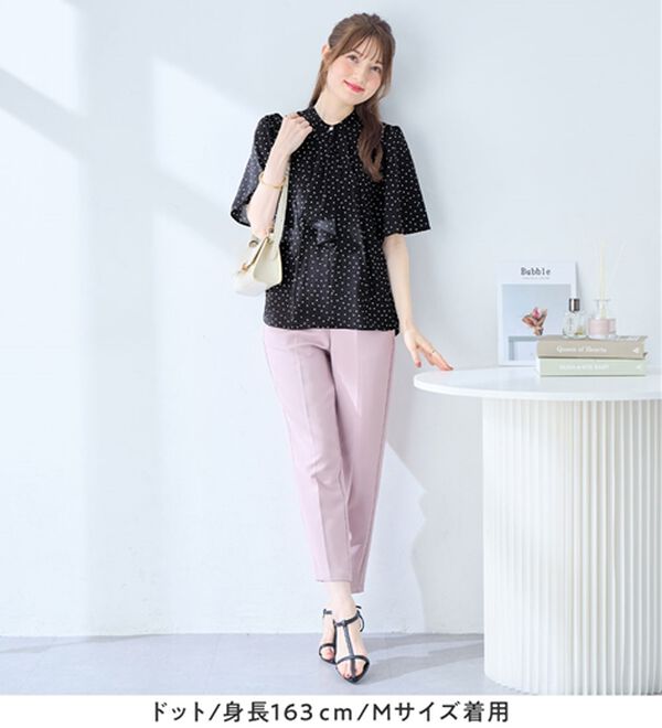 alotta（アロッタ）の「大人上品スカーフタイブラウス（ブラウス）」｜詳細画像