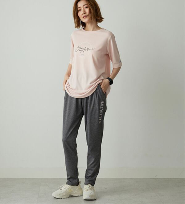 BELLUNA（ベルーナ）の「＜ＥＬＬＥ　Ａｃｔｉｖｅ＞ハニカムメッシュ素材ジャージパンツ（その他パンツ）」｜詳細画像