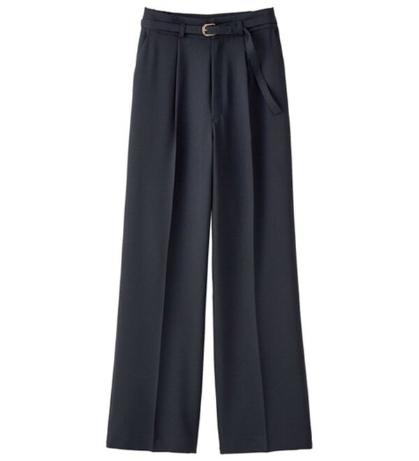 RANAN（ラナン）の「洗える！ベルト付ワイドパンツ（ワイドパンツ・ガウチョ）」｜詳細画像