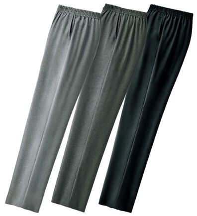 ルフラン（ルフラン）の「【３本組】日本製　お手入れラクラク上品パンツ（フルレングスパンツ）」