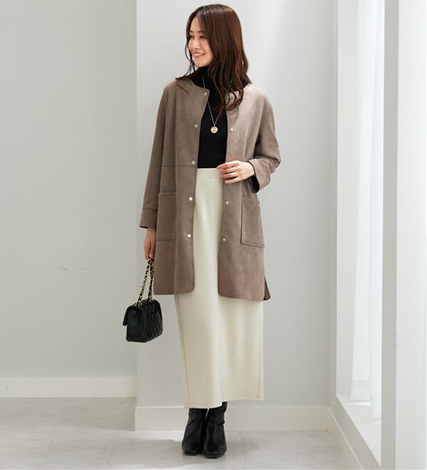 BELLUNA（ベルーナ）の「フェイクスエード切替デザインジャケット（その他ジャケット）」｜詳細画像