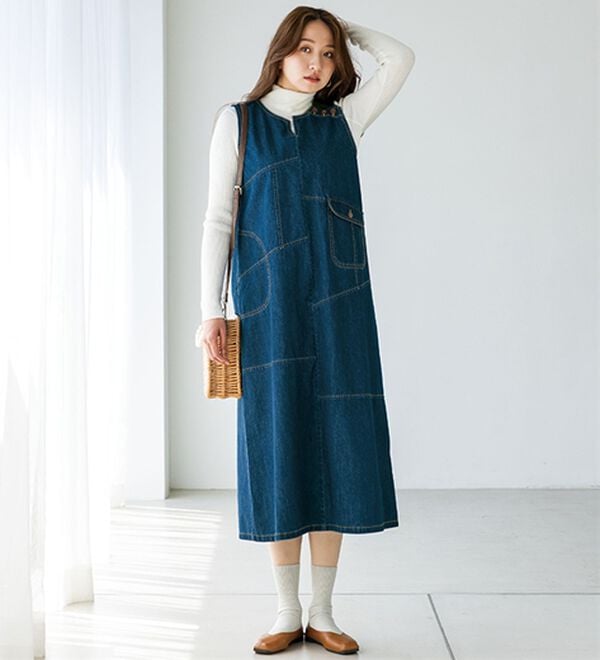 BELLUNA（ベルーナ）の「パールがきらめくミニかごバッグ（ショルダーバッグ）」｜詳細画像