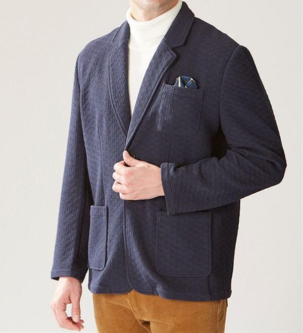 「大人の魅力高まる総柄リラックスジャケット（メンズジャケット）」｜詳細画像