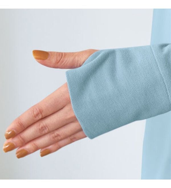 BELLUNA（ベルーナ）の「【２枚組】ＵＶ対策！手の甲まで隠せるかのこパーカー（パーカー）」｜詳細画像