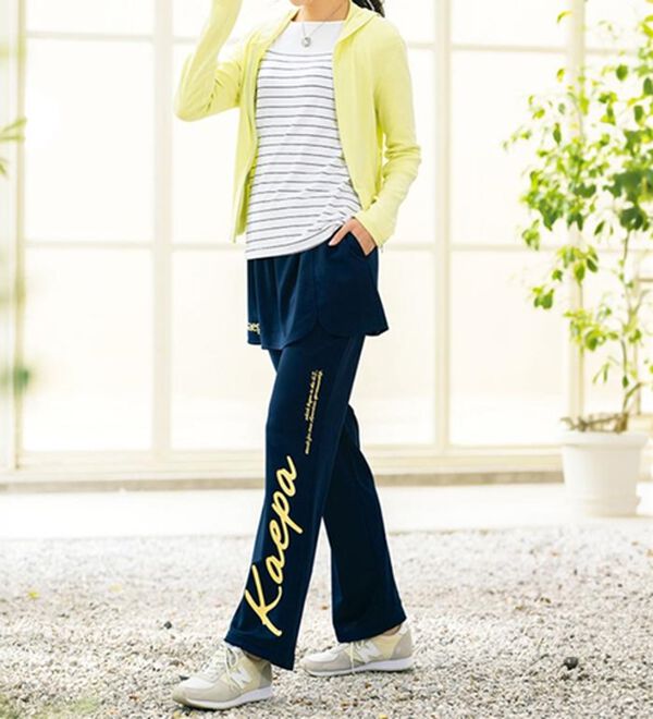 ルフラン（ルフラン）の「【２本組】＜ｋａｅｐａ＞スカート付ジャージパンツ（その他パンツ）」｜詳細画像