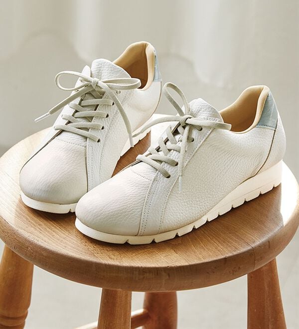 ルフラン（ルフラン）の「＜ラシーナコンフォート＞外反母趾対応４Ｅレザースニーカー（スニーカー）」｜詳細画像