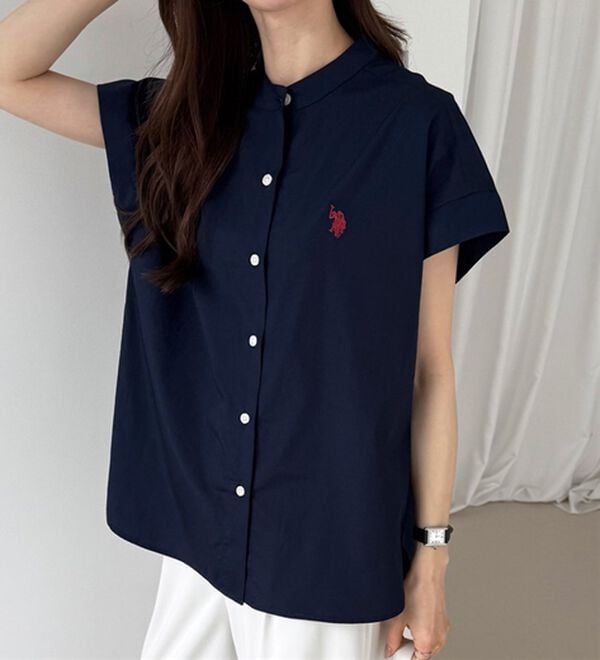 GeeRA（ジーラ）の「【ＵＳ．ＰＯＬＯ．ＡＳＳＮ】フレンチスリーブシャツ（シャツ）」｜詳細画像