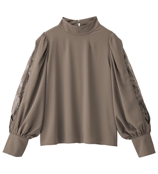 RANAN（ラナン）の「袖スリットレースブラウス（ブラウス）」｜詳細画像