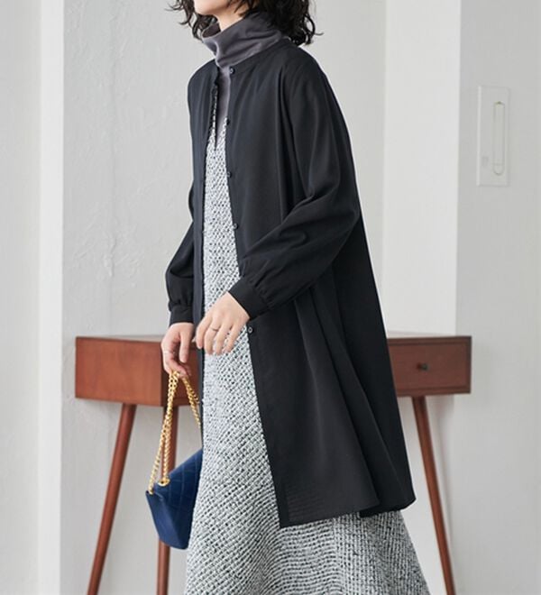 RANAN（ラナン）の「２ＷＡＹボタン使いフレアーブラウス（ブラウス）」｜詳細画像