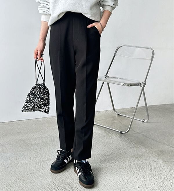 GeeRA（ジーラ）の「美脚きれい魅せ！テーパードパンツ（フルレングスパンツ）」｜詳細画像