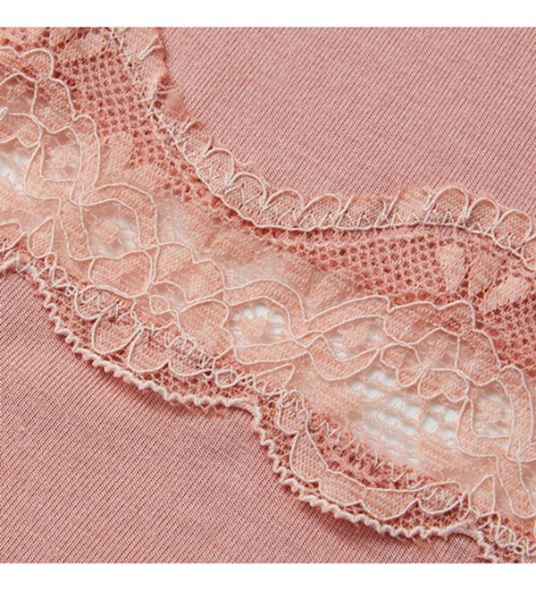 YU'NOW（ユナウ）の「【上下２点セット】リフトアップナイトブラキャミ＆ルームパンツセット（パジャマ・ルームウェア）」｜詳細画像