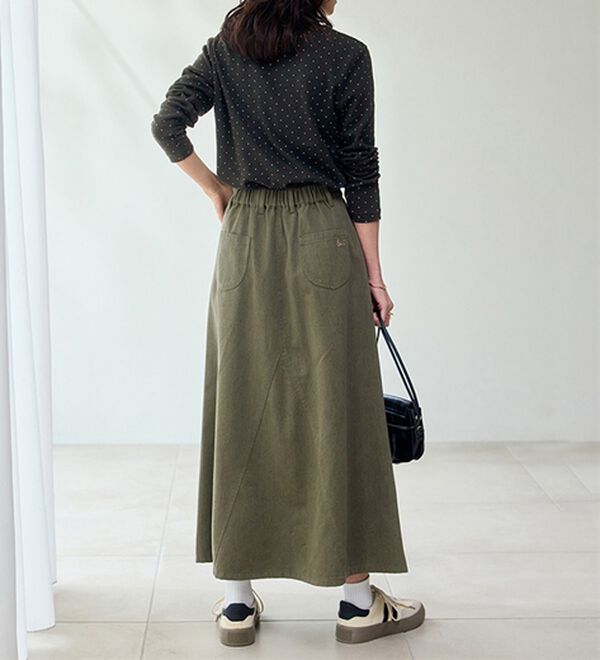 BELLUNA（ベルーナ）の「【選べる衿】肌に優しい綿１００％暖か発熱素材プルオーバー＜ベルホット　コットン＞（カットソー）」｜詳細画像