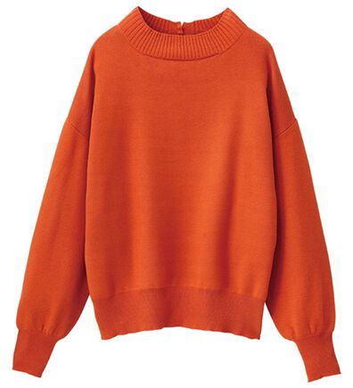 GeeRA（ジーラ）の「ボタン付モチモチニットトップス（ニット・セーター）」