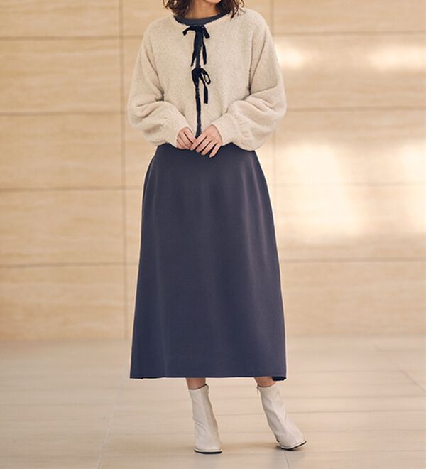 RANAN（ラナン）の「コクーンシルエットニットワンピ（ニットワンピース）」｜詳細画像