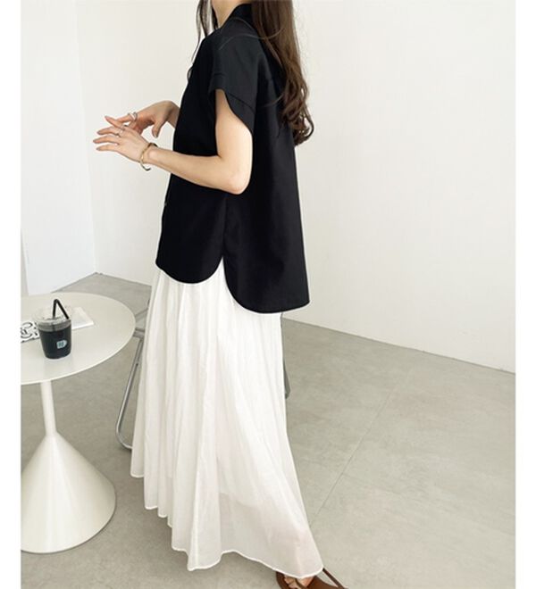 GeeRA（ジーラ）の「【ＵＳ．ＰＯＬＯ．ＡＳＳＮ】フレンチスリーブシャツ（シャツ）」｜詳細画像