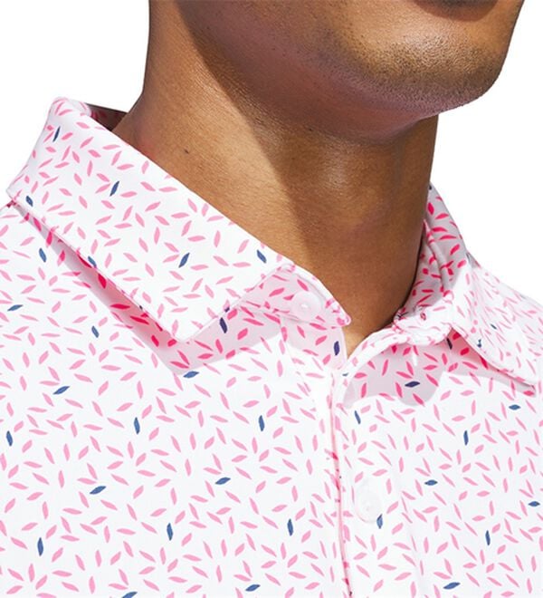 「＜ａｄｉｄａｓ＞ゴルフ　リーフモチーフ半袖シャツ（メンズシャツ）」｜詳細画像