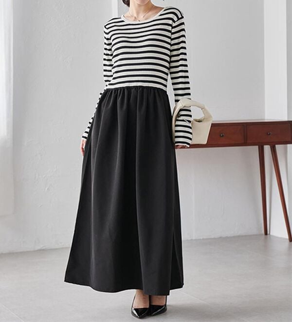 RANAN（ラナン）の「ニットドッキングワンピース（ドッキングワンピース）」｜詳細画像