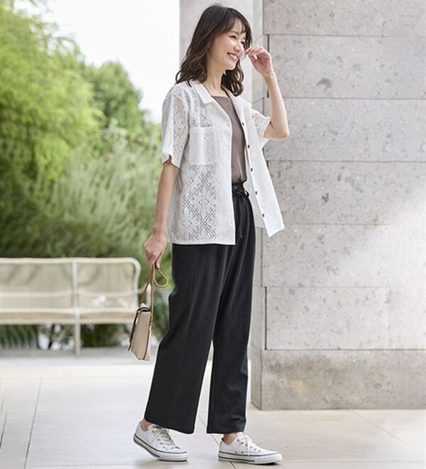 BELLUNA（ベルーナ）の「【ジェラートポンチ】イージーパンツ（その他パンツ）」｜詳細画像