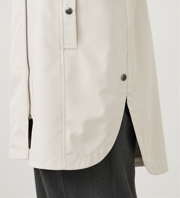 BELLUNA（ベルーナ）の「はっ水加工ボンディング素材ロング丈パーカー（ハーフコート）」｜詳細画像