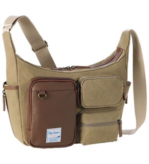 「大人に似合う国産帆布のこだわりクロスボディバッグ（メンズショルダーバッグ）」｜詳細画像