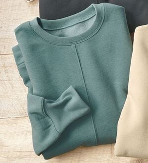 BELLUNA（ベルーナ）の「＜＆ｃｏｃｏｃｈｉ＞あったかキレイ大人のトレーナー（トレーナー・スウェット）」｜セージ