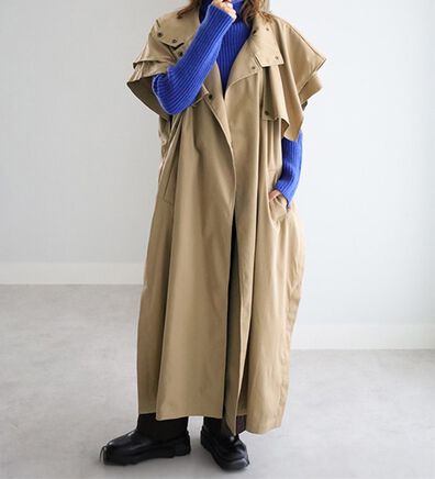 GeeRA（ジーラ）の「スリーブレスロングコート（ロングコート）」