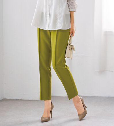 BELLUNA（ベルーナ）の「ダブルクロスタックテーパードパンツ（テーパードパンツ）」