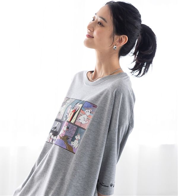 「＜Ｄｉｓｎｅｙ＞ディズニー映画ＰＨＯＴＯ風Ｔシャツ（チュニック）」｜詳細画像