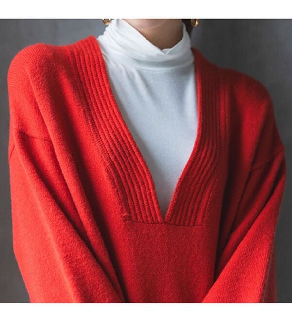 【not】新品★セリーヌのニットワンピース(パンツ付き) 90 至福の肌触り クルーネックニットワンピース 通販【ニッセン】