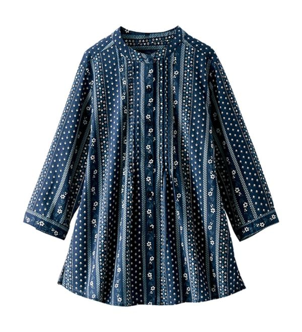 BELLUNA（ベルーナ）の「綿１００％ピンタックデザインブラウス（ブラウス）」｜詳細画像