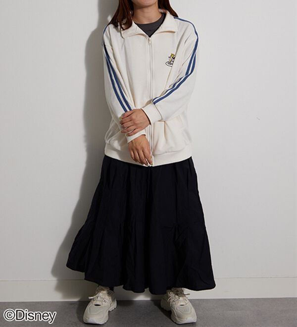 BELLUNA（ベルーナ）の「＜Ｄｉｓｎｅｙ＞【ミッキー＆ミニー】裏毛トラックジャケット（ブルゾン）」｜詳細画像