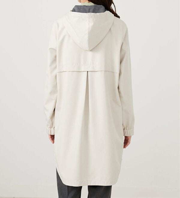 BELLUNA（ベルーナ）の「はっ水加工ボンディング素材ロング丈パーカー（ハーフコート）」｜詳細画像