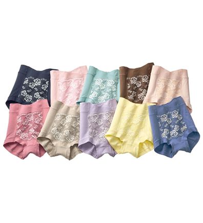 LAVIENNE（ラヴィエンヌ）の「【１０色組】新・お腹もち上げショーツガードル（ショーツ）」