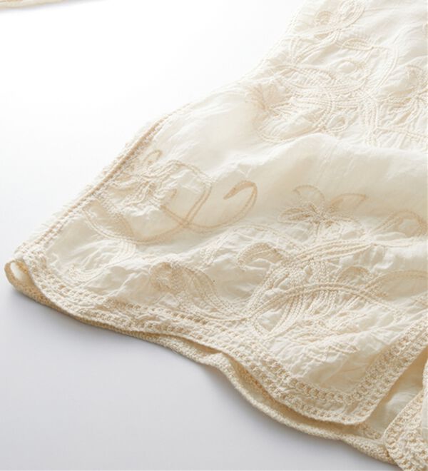 RANAN（ラナン）の「コード刺繍フードシャツ（シャツ）」｜詳細画像