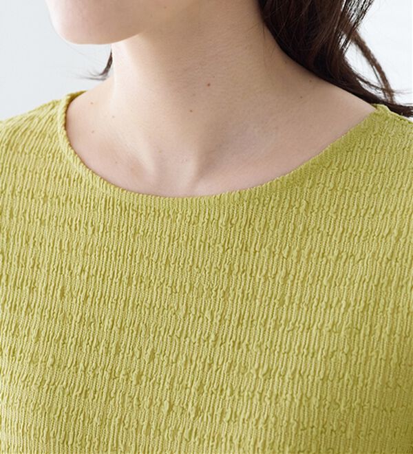 Viola e Viola（ヴィオラ エ ヴィオラ）の「立体ジャカードシンプルロンＴ（カットソー）」｜詳細画像