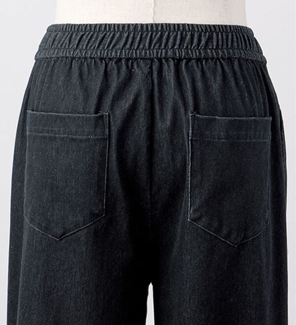 VINNO（ヴィノ）の「美のフィットデニムジョガーパンツ（フルレングスパンツ）」｜詳細画像