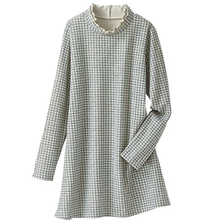 BELLUNA（ベルーナ）の「華やかふくれジャカードチュニック（チュニック）」