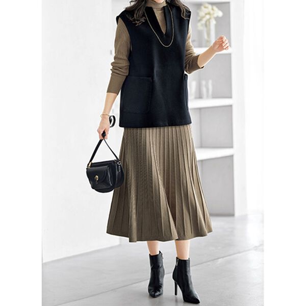 BELLUNA（ベルーナ）の「もちもちタートルネックニットプルオーバー（ニット・セーター）」｜詳細画像