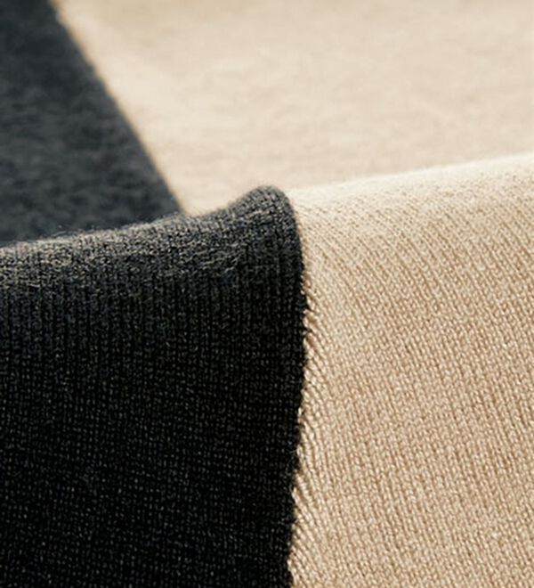 BELLUNA（ベルーナ）の「【低身長さん向け】重ねて可愛い配色ニットベスト（ベスト）」｜詳細画像