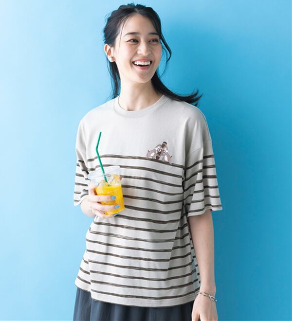 「＜Ｄｉｓｎｅｙ＞綿混素材ゆるっとＴシャツ（カットソー）」｜詳細画像