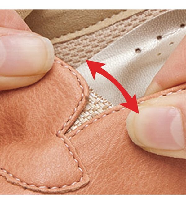 ルフラン（ルフラン）の「外反母趾対応　メディフィット５Ｅシンプルモカシンシューズ（フラットシューズ）」｜詳細画像