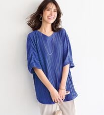 BELLUNA（ベルーナ）の「ゆったり快適プリーツチュニック（チュニック）」