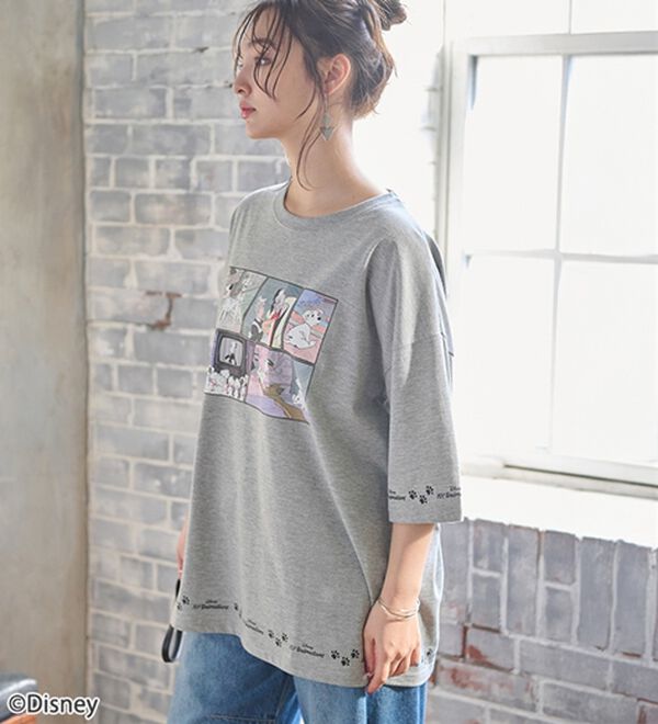 「＜Ｄｉｓｎｅｙ＞ディズニー映画ＰＨＯＴＯ風Ｔシャツ（チュニック）」｜詳細画像