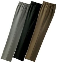 ルフラン（ルフラン）の「【３本組】日本製ふわふわ裏起毛お出かけパンツ（フルレングスパンツ）」