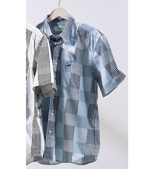 CROCODILE チェック柄 半袖シャツ新品 クロコダイル＞チェック柄半袖シャツ - ベルーナ【公式】