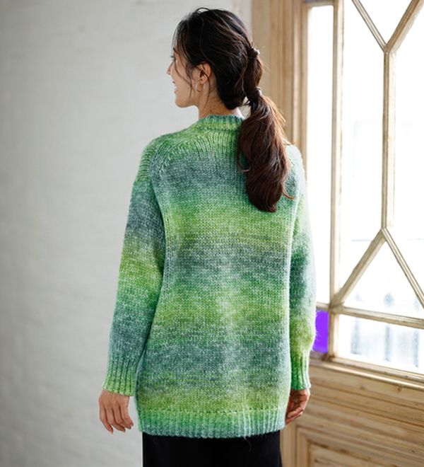ルフラン（ルフラン）の「グラデーションニットカーディガン（ニットカーディガン）」｜詳細画像