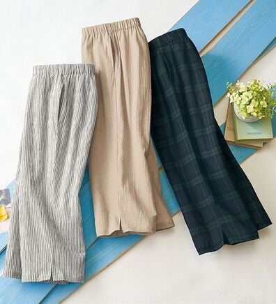 ルフラン（ルフラン）の「【３本組】さらさら楊柳おうちパンツ（その他パンツ）」